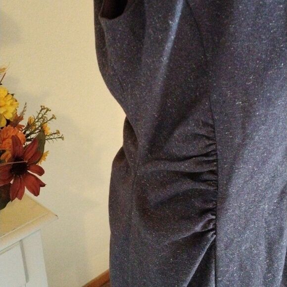 Dressbarn Ruched Tweed Dress - Picture 6 of 12